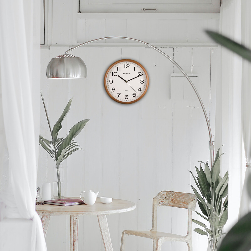 CLASSY CLOCK orologio da parete in legno verniciato - Wdesign