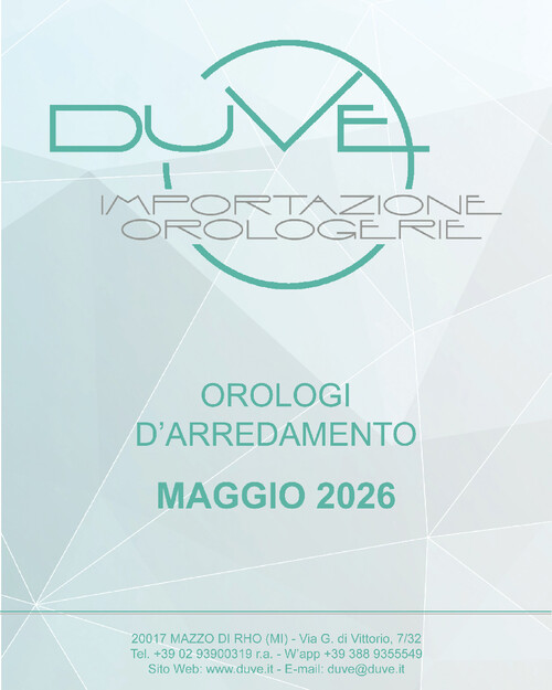 Catalogo Orologi d'arredamento 2026